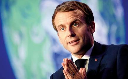 French President Emmanuel Macron. File Pic